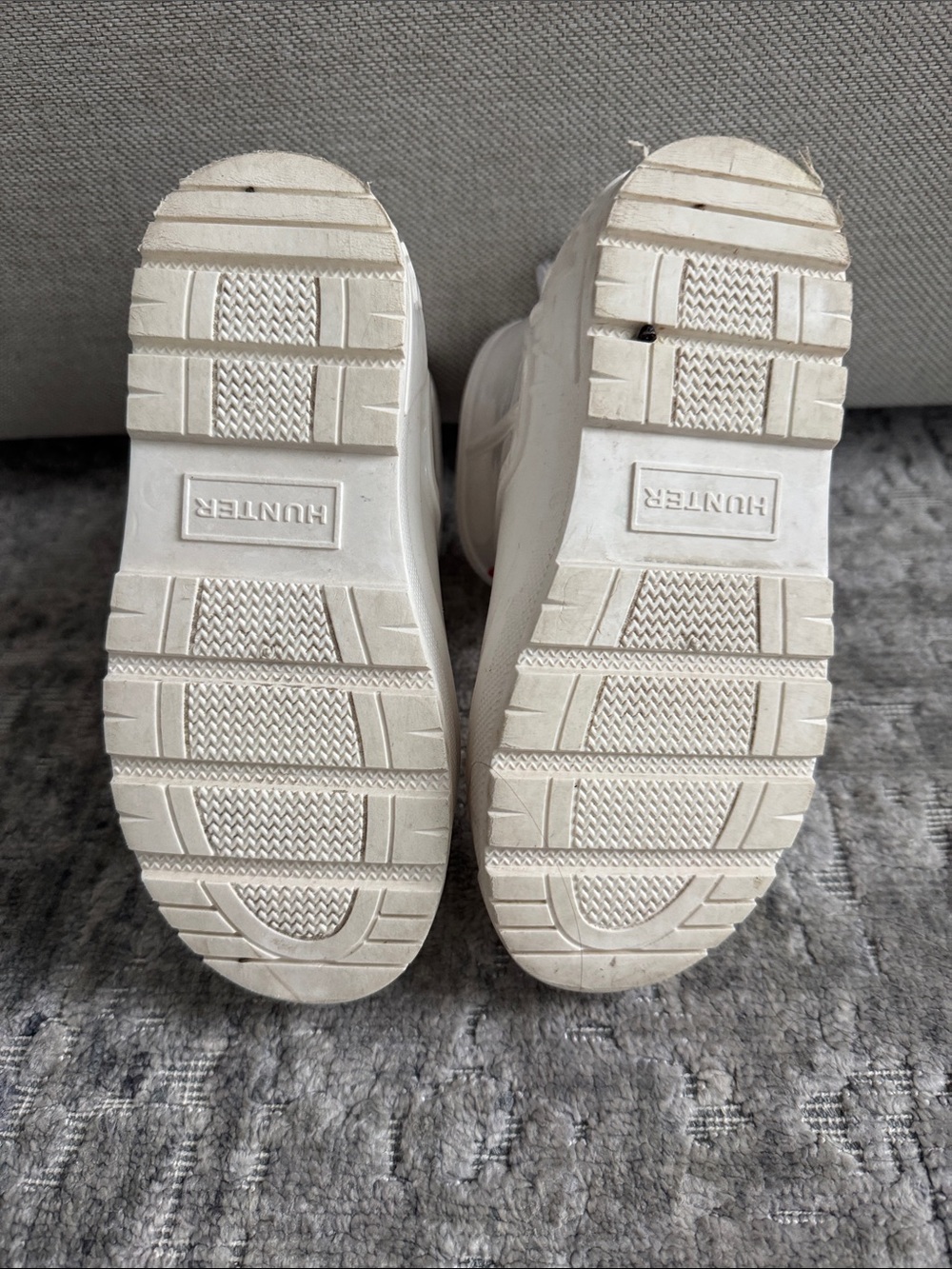 Hunter Kids White Short Rain Boots - Picture 6 of 6
